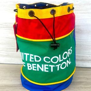United colors of Benetton bucket bag vintage backpack